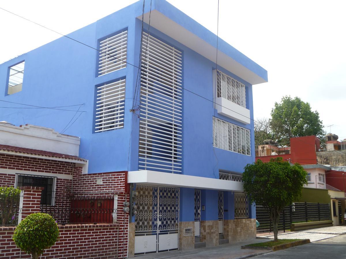 La Casa Azul Hostal Y Pension - Coatepec Халапа Экстерьер фото